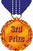 third prize medal