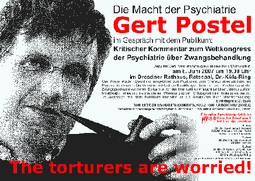 Dresden - Poster mit Gert Postel